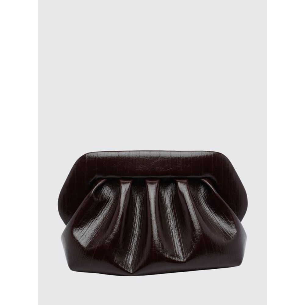 Themoire Clutch Woman Brown
